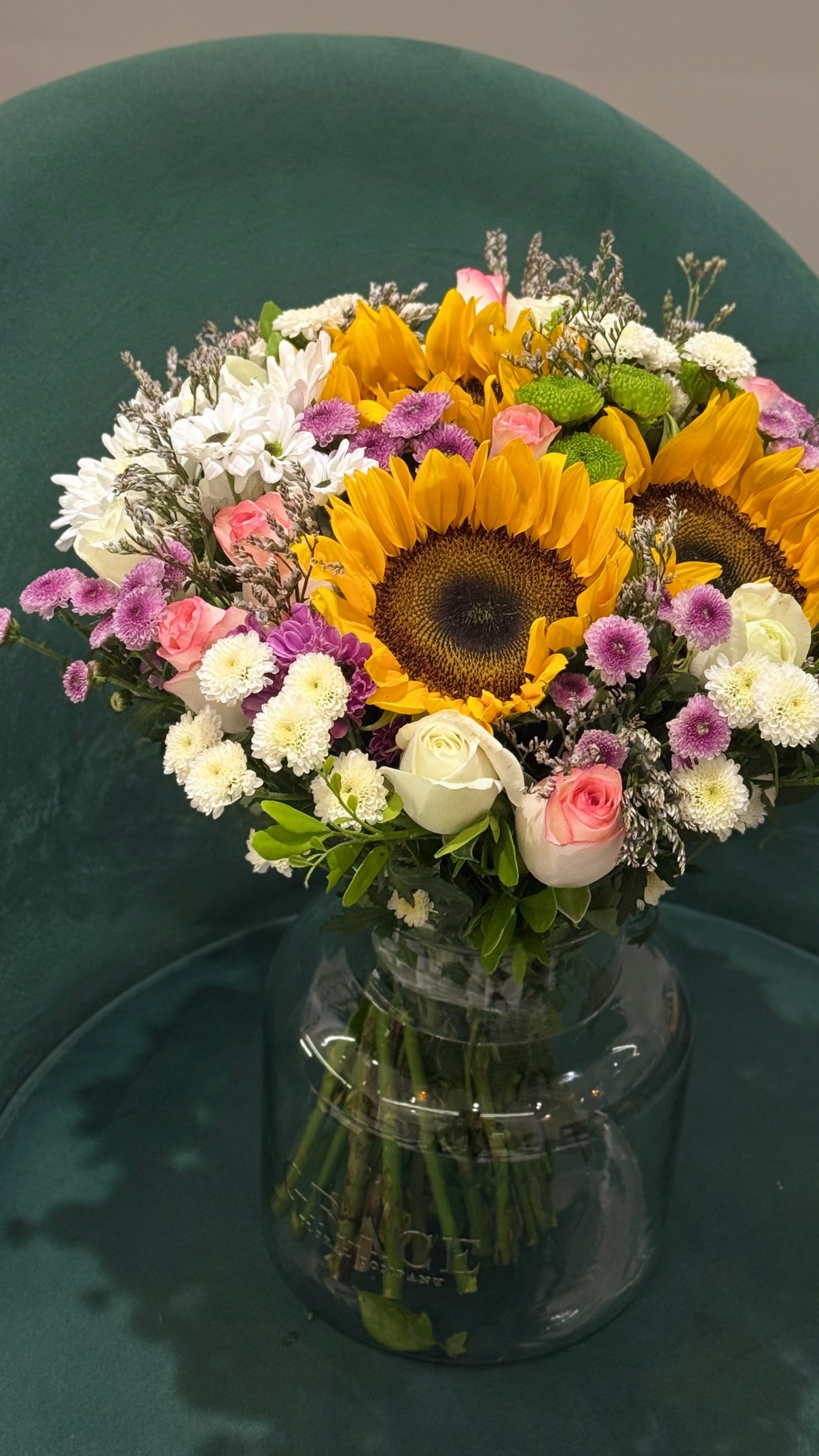 Mixed Bloom Vase