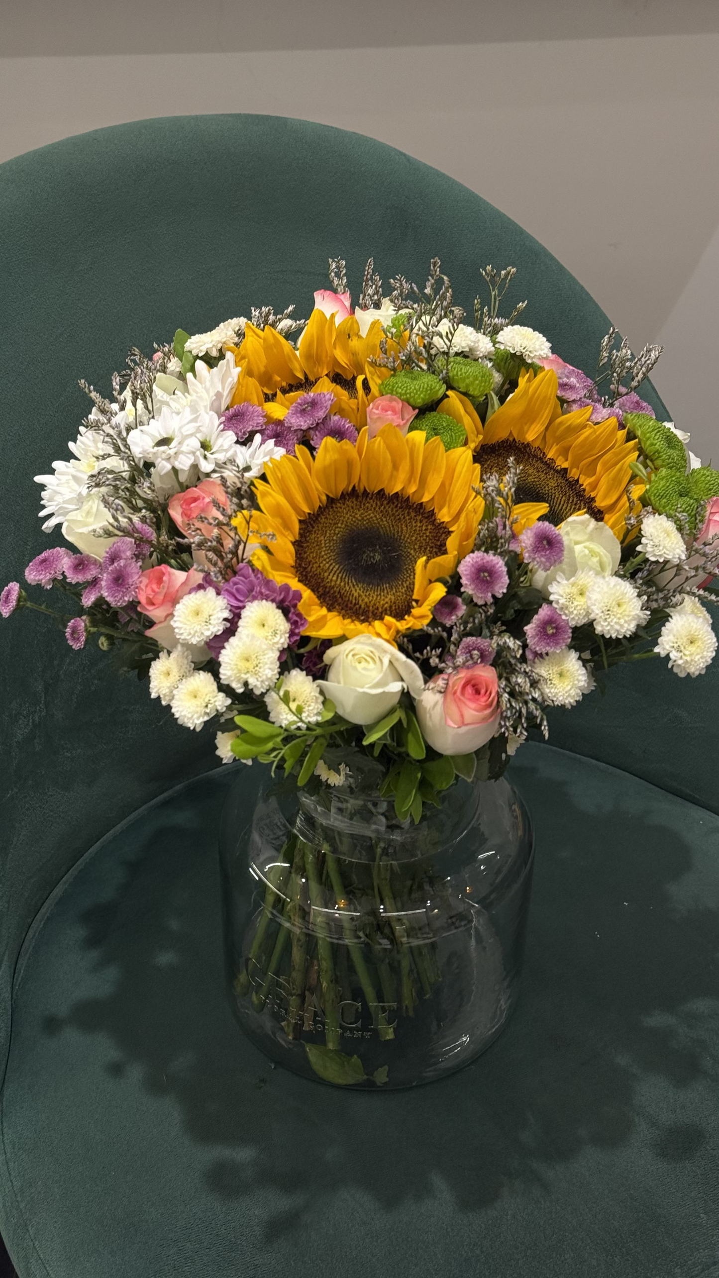 Mixed Bloom Vase