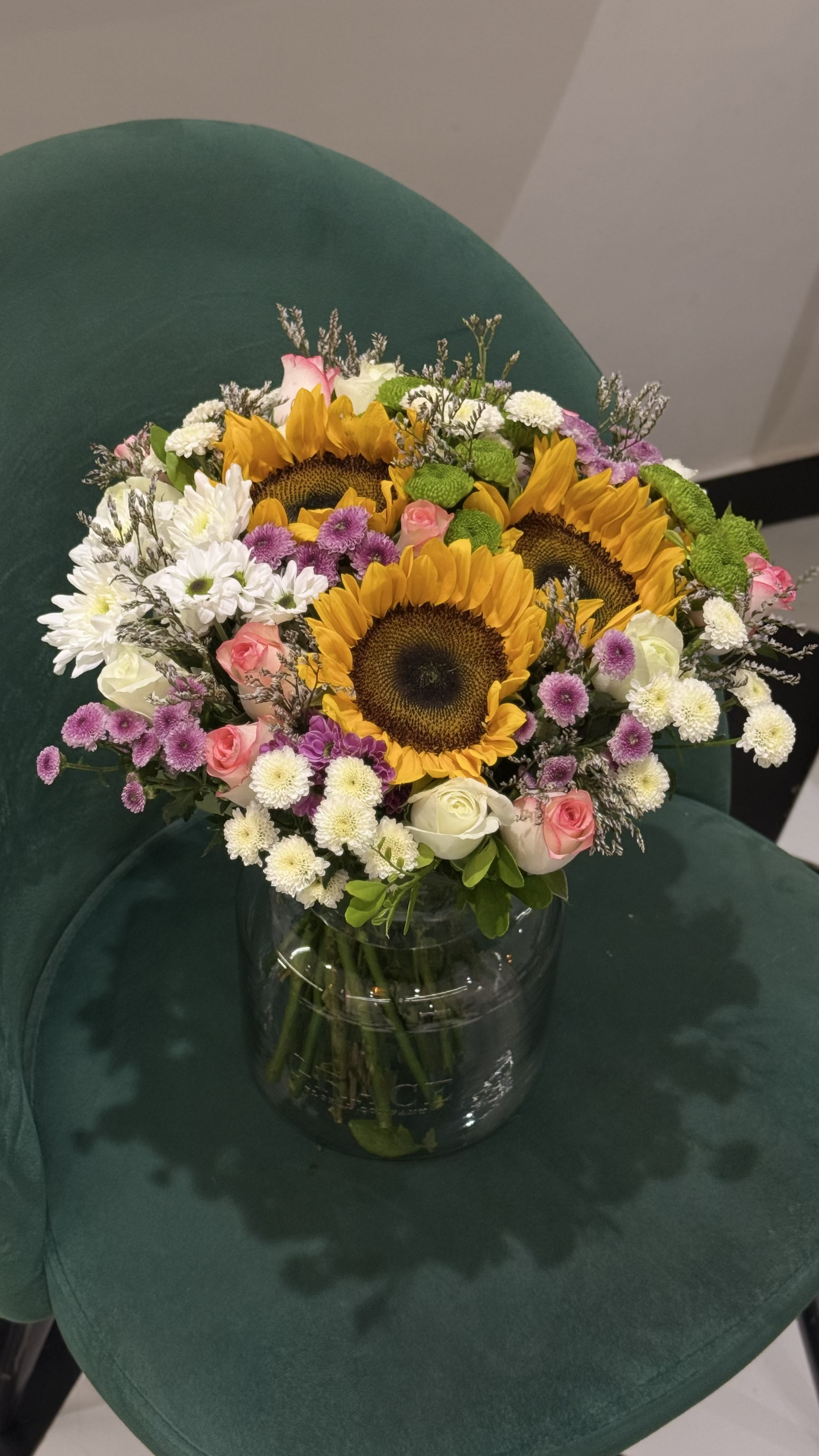 Mixed Bloom Vase